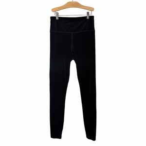 Athleta Elation Velvet Leggings High Rise Women’s Small Full Length Black Soft